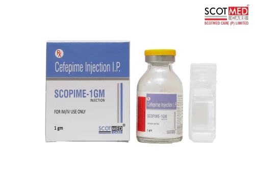 Cefepime Injection - 1gm Medicine Grade Liquid Formulation | Prescription Required for Hospital and Clinic Use