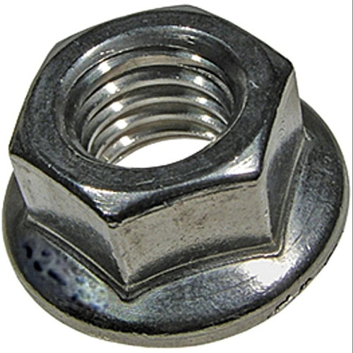 Hex Flange Nut - Color: Silver