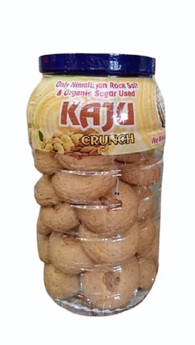 Kaju Crunch Biscuits - Round Shape, Semi-Soft Texture, Sweet Taste | Vegetarian Digestive Biscuit with Delicious Kaju Flavor