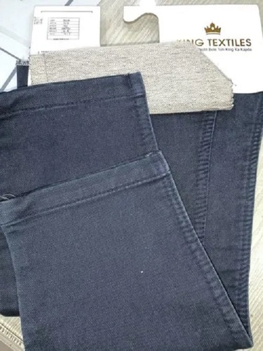 Knitted Rular Denim Fabric - Plain Texture, Shrink-Resistant and Washable | Various Color Options