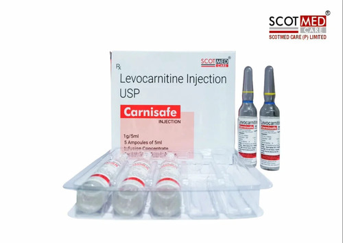 Levocarnitine 1gm Injection - Medicine Grade Liquid , Prescription Required for Hospital and Clinic Use