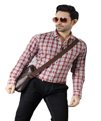 Men Cotton Check Shirts - Cotton, M/L/XL/XXL Size, Multicolor Design | Full Sleeves, Washable, Soft, Anti Wrinkle, Regular Fit, Casual Wear