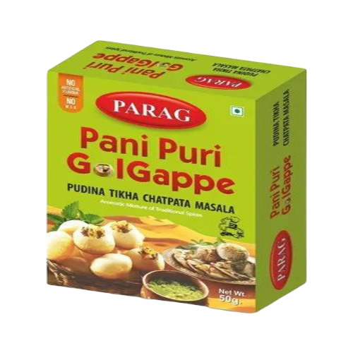 Pani Puri Masala - Natural Dried Powder Brown Color Spicy Taste for Cooking