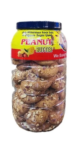 Peanut Butter Biscuits - Round Shape, Semi-Soft Texture, Sweet Taste | Vegetarian, Delicious Digestive Delight