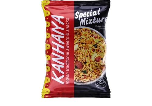 Printed Food Packaging Pouch - Plastic Material, Digital Pillow Pouch with Multi Layer Glossy Lamination, Heat Sealed Closure