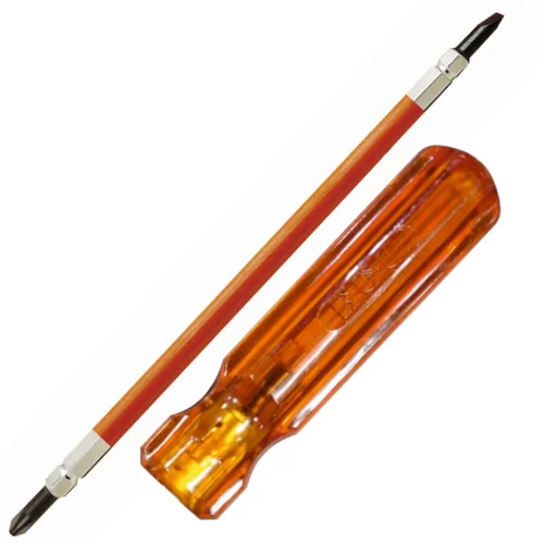 Reversible Hex Screw Driver - Color: Yellow