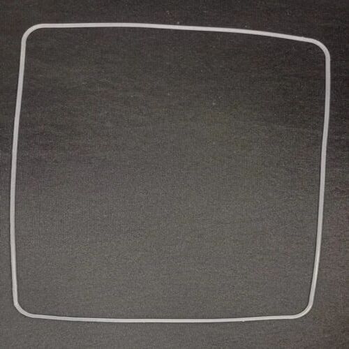 Silicon Pump Panel Gasket - 1.5mm & 2mm Thickness, White Square Design | Suitable for Industrial Fittings, Custom Size Available