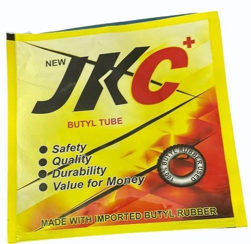 Tyre Tube Packaging Pouch - PET Polyester, 0.5 Kg Capacity, Printed Design
