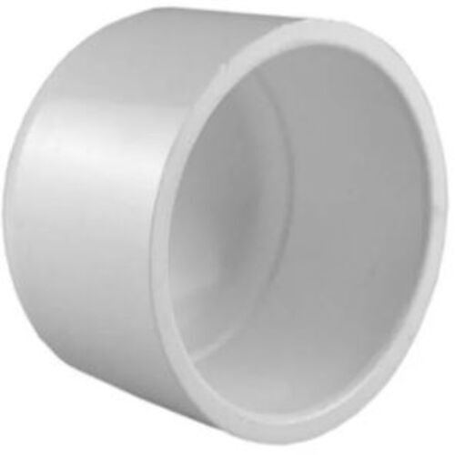 Upvc Plain End Cap - UPVC, 160 mm Size, Round Shape, White Color | Fine Finish, Good Quality, Plain Cap Type