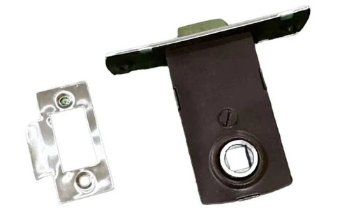 Bathroom Latch Lock - Iron, 2.5-3.5 kg | Durable Material, Secure Locking, Rust Resistant, Compact Design, Smooth Operation, Reversible Use, Privacy Protection