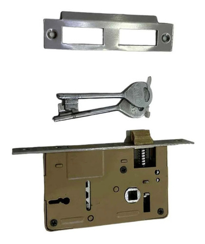 Double Turn Brass Mortise Lock - Heavy Duty Security Design , Smooth Operation with Precision Engineered Deadbolt