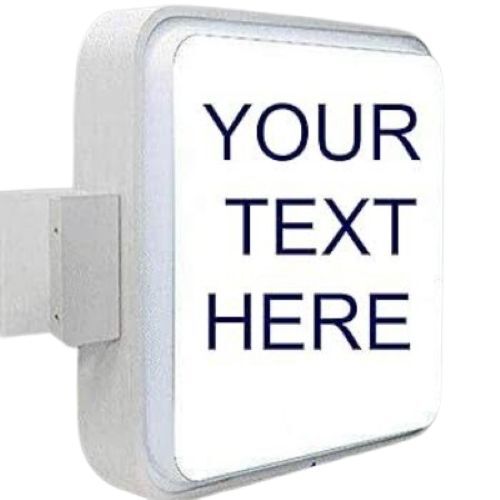 Flange Lollipop Signage Board