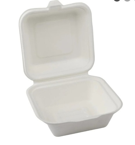 200g Bagasse Clamshell Box