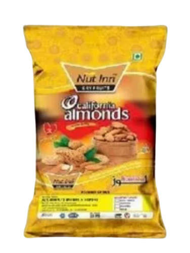 Almond Packaging Bag - PP (Polypropylene) Material Pillow Pouch with Printed Design Glossy Finish Heat Sealed Closure