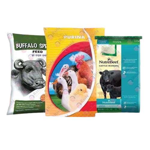 Animal Food Packaging Bag - Plastic Material, Printed Design | Durable and Eco-Friendly Solution for Pet Food Storage