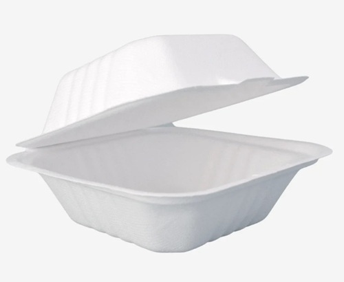 Bagasse Clamshell Box