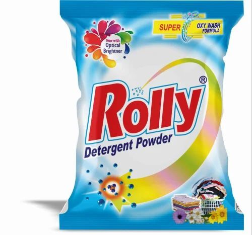 Detergent Powder Packaging Pouch - LD Plastic Printed Multi Color | Durable and Versatile for Household and Industrial Use