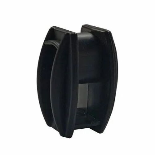 Fencing Corner Insulator - Plastic Material, 3 Inch Size, Powder Coated Finish, Black Color