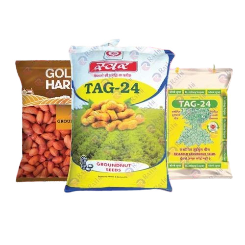 Ground Nut Packaging Bag - PP Material, Printed Design for Durable and Reliable Packaging Solutions