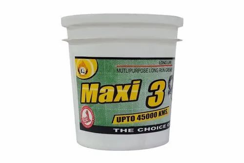 Maxi 3 Heavy Vehicle Grease - Lithium Form Plastic Bucket Packaging | Automotive Application for Heavy Vehicles