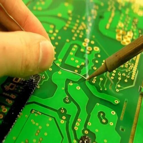 Pc Board - PCB Material Single Layer for DC Electronics | Customizable Size Green Color Designed for Electronics Manufacturing