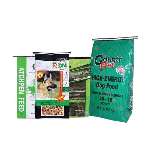 Pet Food Packaging Bag - Plastic Material, Printed Design | Ideal for Safe and Convenient Pet Food Storage