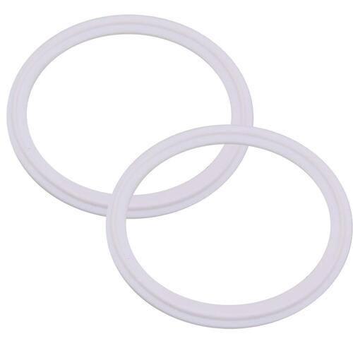 Ptfe Gaskets - Hydraulic Round Ring Gasket, Outer Diameter 50-150 mm, White Color, Industrial Application, High Temperature Resistance