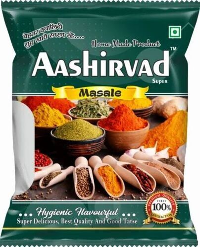Spice Packaging Pouch - BOPP Material 500 gm Capacity Multi Color Center Sealed Pouch Customized Rotogravure Design