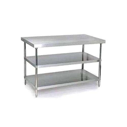 Stainless Steel Hotel Table - Assembly: No Assembly Required