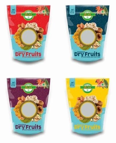 Standup Zipper Pouch - LDPE Material, Multi Color, Printed Design | Durable Plastic, Stand Up Pouch for Versatile Packaging Solutions