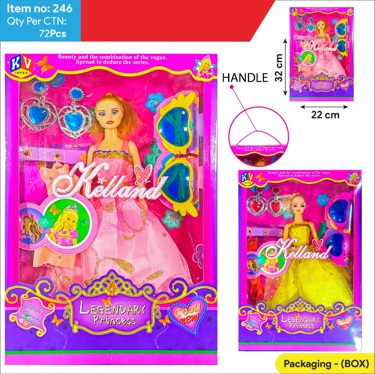 11 Inches Kelland Legendary Princess Doll