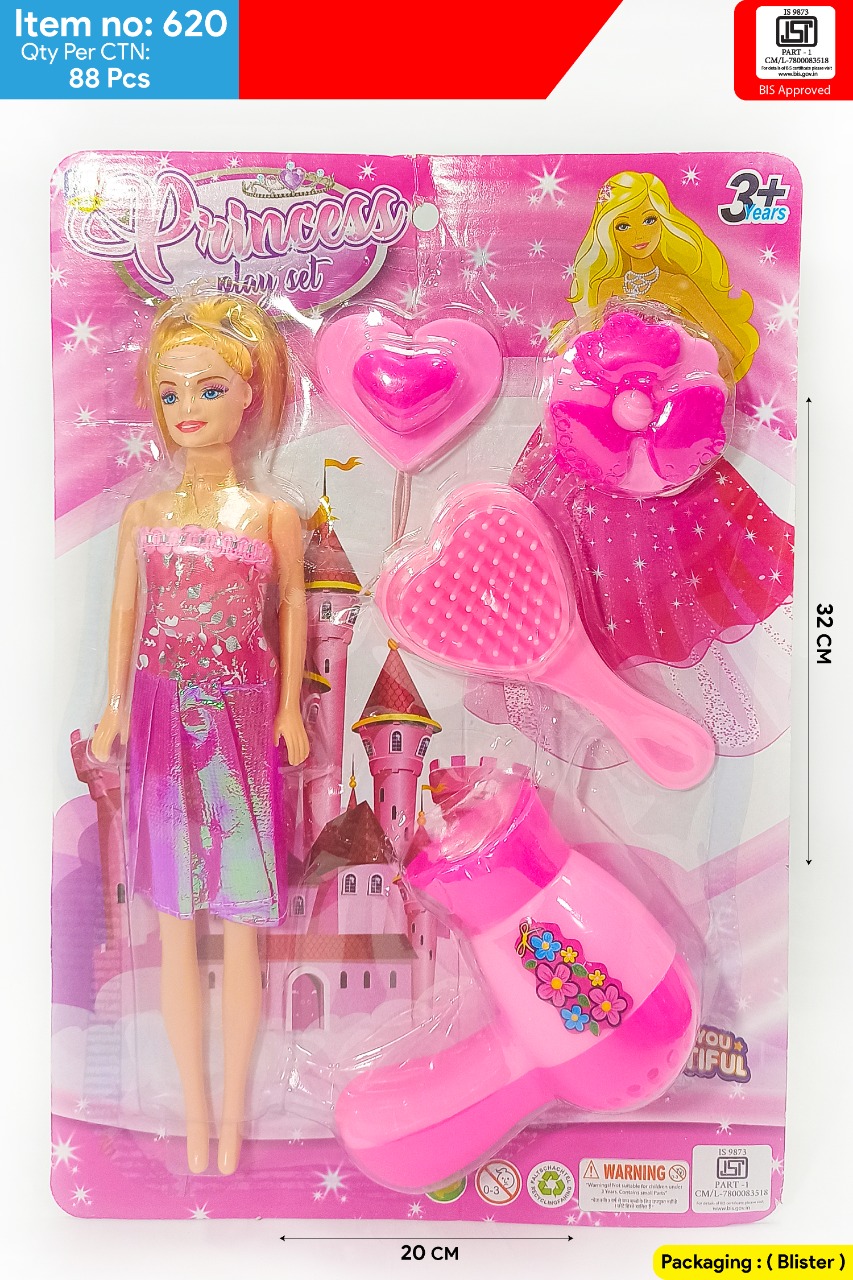 11 Inches Princess Doll Play Set