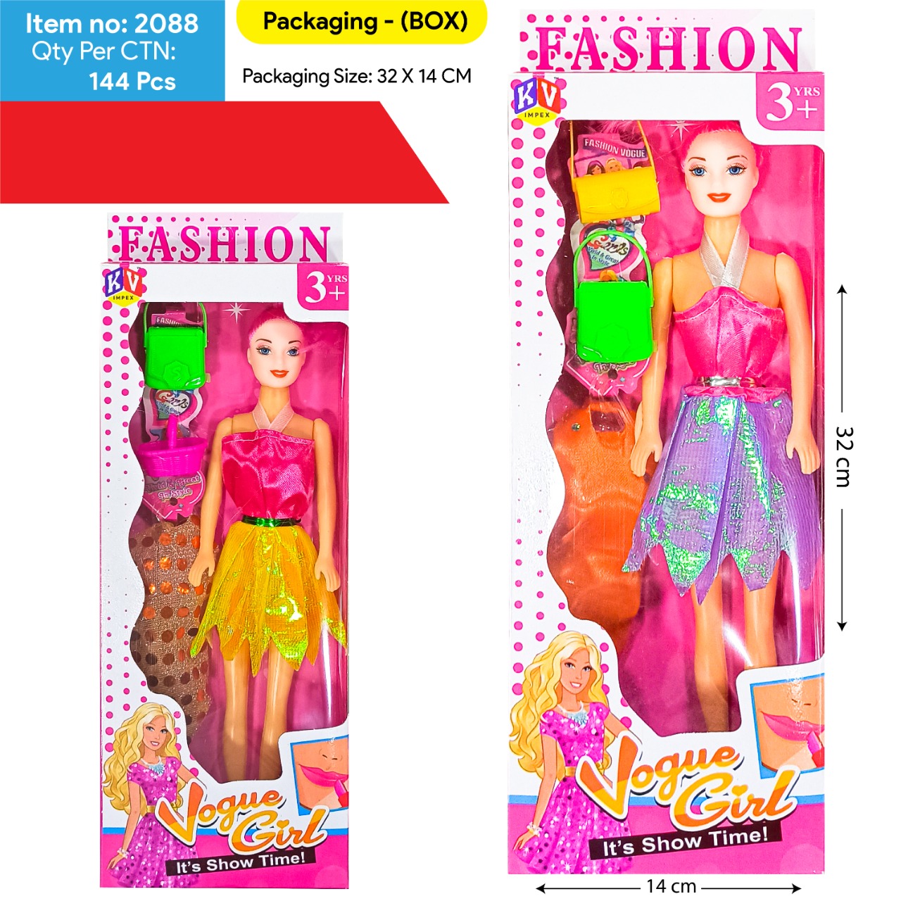 11 Inches Vogue Girl Fashion Doll