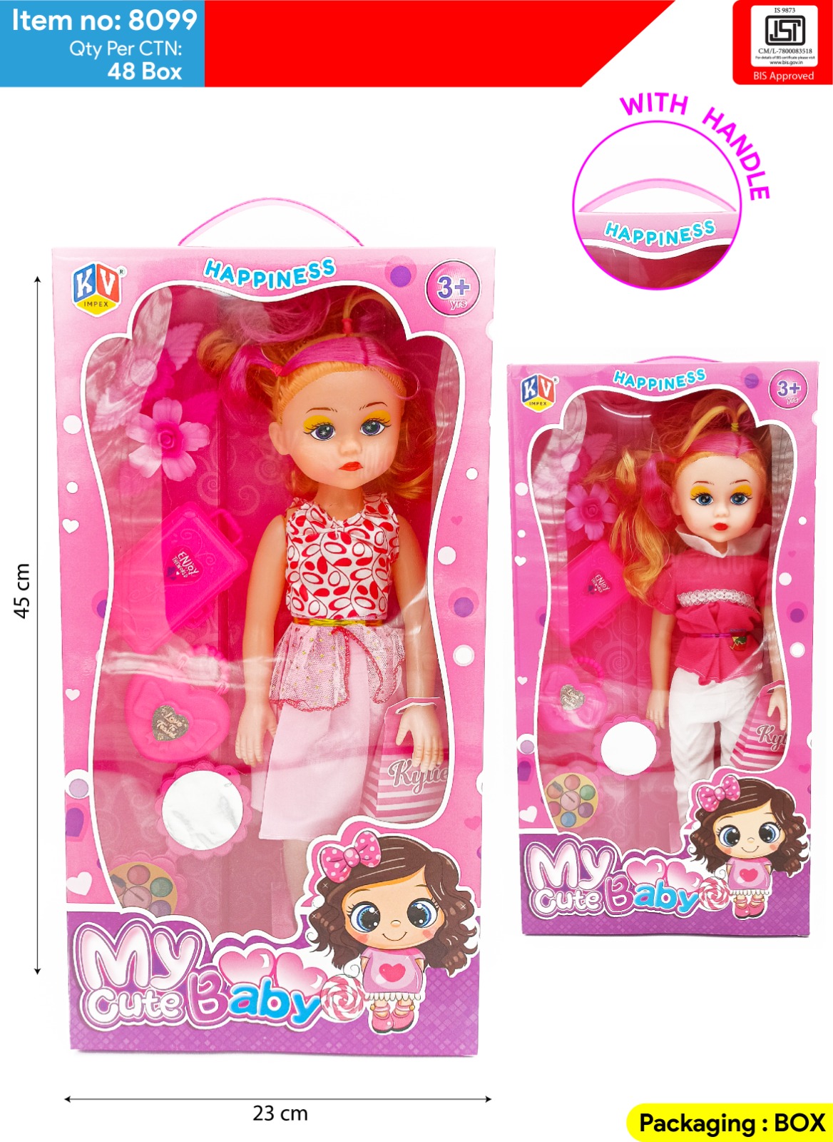 18 Inches Cute Baby Doll