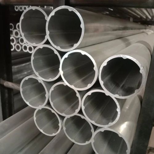 Aluminium Round Pipe - Alloy, 2.5-3mm Thickness, Silver, Seamless, Copper Coated | Durable, Lightweight, Easy To Install, Non-Breakable