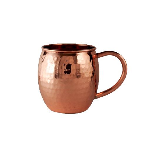 Hammered Copper Mug - Size: 2/12