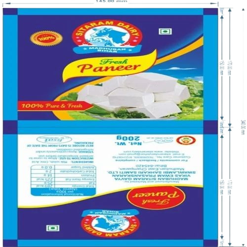 Paneer Packaging Pouch