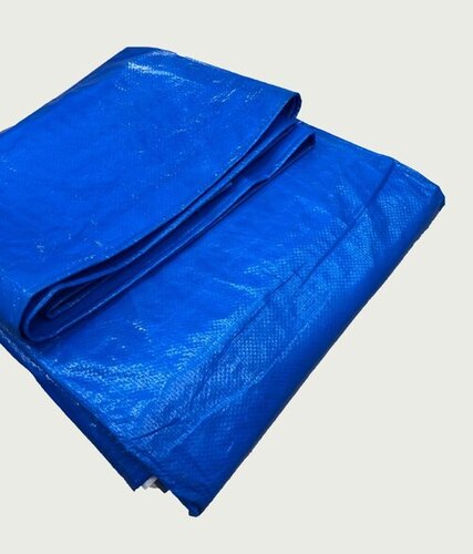 Plain HDPE Tarpaulin - Standard Size, Blue Color, Rectangular and Square Shape | Modern Style for Camping Use