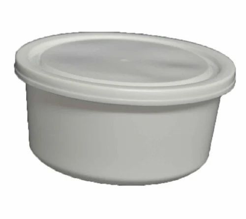 Plastic White Container - Color: Black