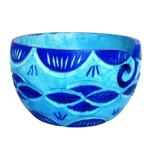 Wooden Round Bowl - Wooden, Round, Polished Finish | Ideal for Arts and Crafts, Home Decoration, and Restaurant Use, Plain Design