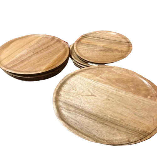 Wooden Round Plate