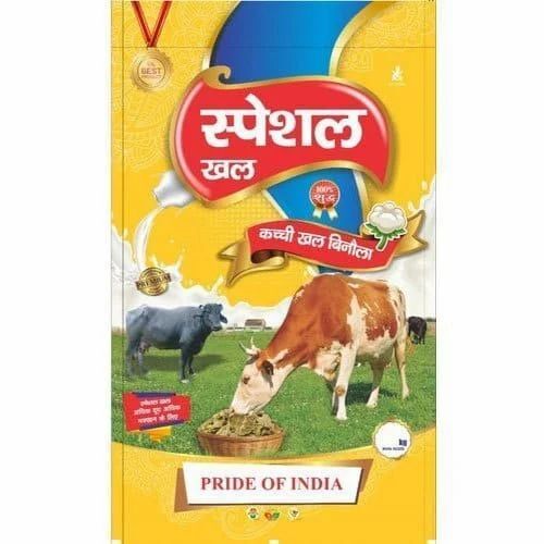 Binola Khal Packaging Bag - Printed Plastic Material | Ideal for Animal Feed Storage with Durable Design