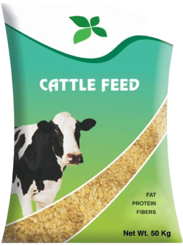 Cattle Feed Packaging Bag - BOPP Material, 50 Kg Storage Capacity, Multi Color Printed Design | Durable and Versatile Packaging Solution