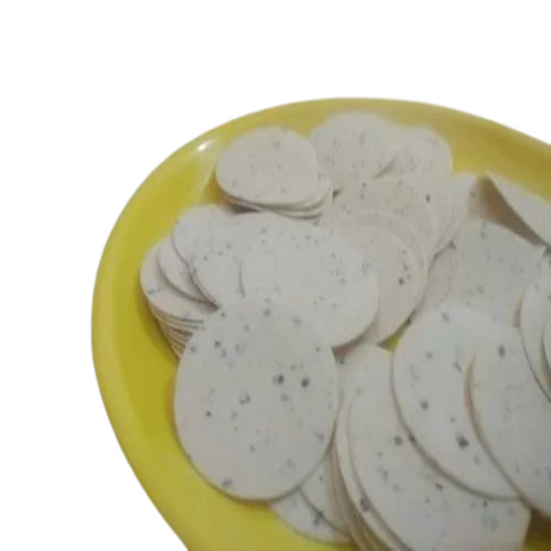 Disco Papad - 1 Unit 7 Inch Round Yellow Solid Dal Snack | Salty Flavor Delicious Taste Suitable for All Ages