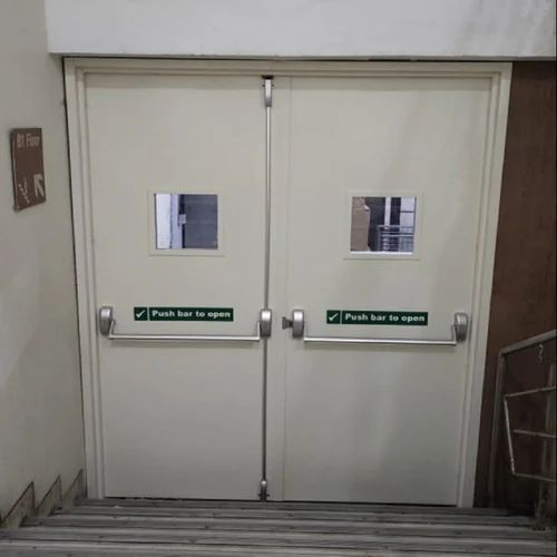 Double Panic Bar Fire Door