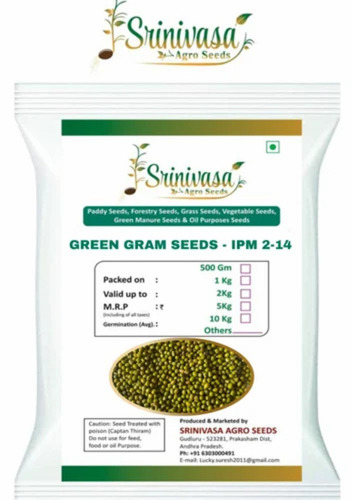 Green Gram Seeds - Organic Packet 1 Kilogram | Purity: 100% Shelf Life: 24 Months