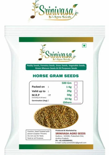 Horse Gram Seeds - Organic Seed Packet | Purity: 100%, Weight: 1 Kilograms, Shelf Life: 24 Months