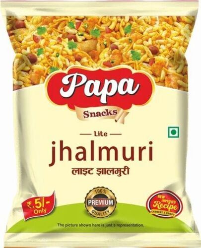 Jhalmuri Packaging Pouch - BOPP Material, Multi Color Design | Ideal for Food Packaging in Pillow Pouch Style