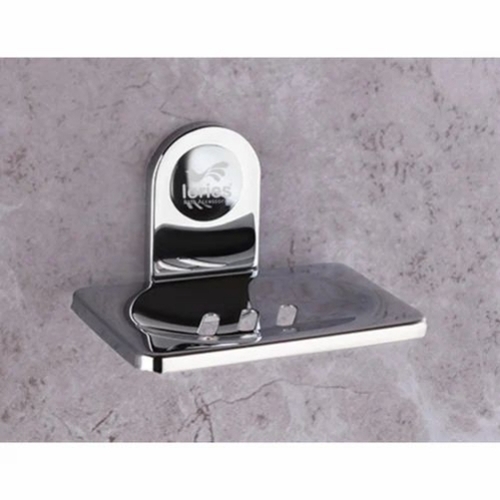 Lories Silver Bathroom Soap Dish