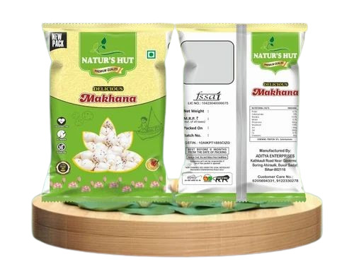 Makhana Packaging Pouch - LDPE, Multi Color | Printed Design for Makhana Packaging Needs